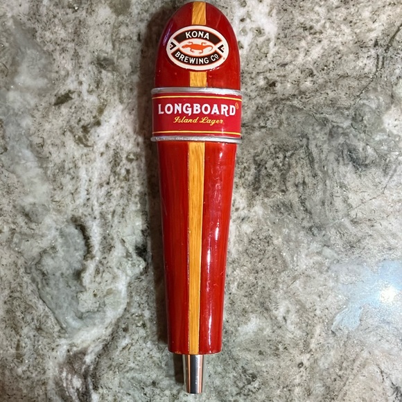 Dining Kona Brewing Company Longboard Island Lager Beer Tap Handle